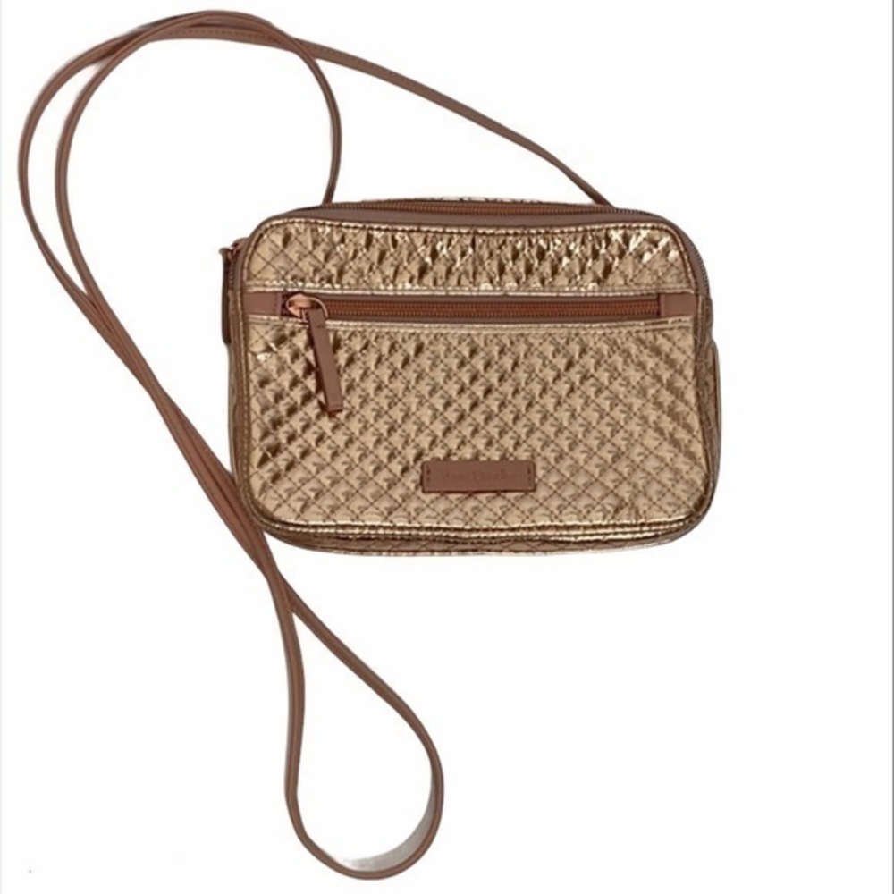 Vera Bradley Rose Gold Crossbody Bag - Picture 1 of 7
